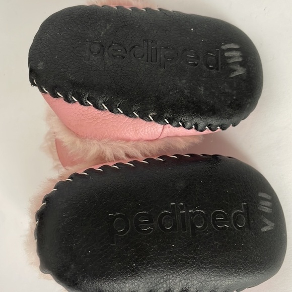 Pediped Infant Velcro Booties Pink 6-12 months - Picture 7 of 7